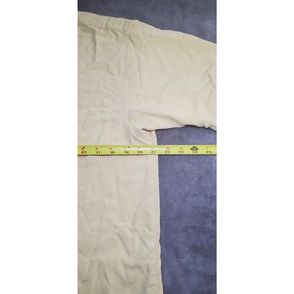 Tommy Bahama Shirt Sz S Mens Yellow 100% Polynosic Rayon Camp Short Sleeve C23 - Picture 3 of 8